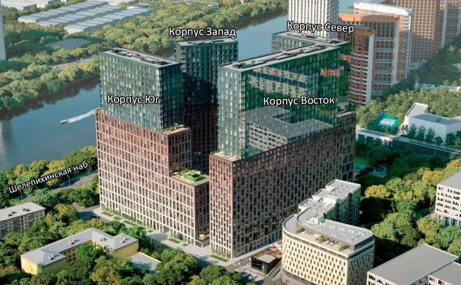 . Вариант № 82262, 1, площадь - 61.58 квм, цена 41262912 рублей