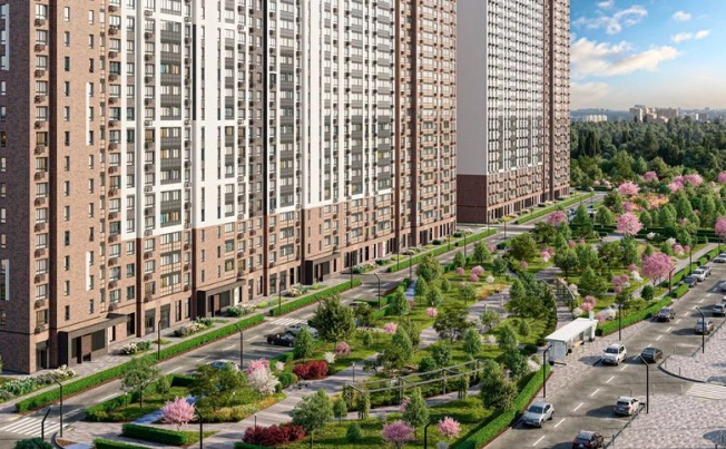 Купить однокомнатную квартиру в ЖК 1-й Южный в Видном. Вариант № 9801474, 9, площадь -  квм, цена 12704110 рублей