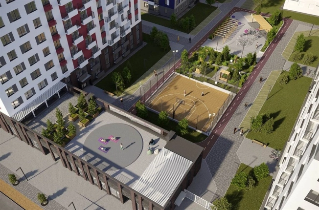 Купить однокомнатную квартиру в ЖК Ежевика в Ижевске. Вариант № 65404, 6, площадь -  квм, цена 2655800 рублей