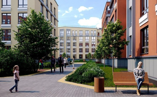 Купить трехкомнатную квартиру в ЖК ЮгТаун. Олимпийские кварталы в Санкт-Петербурге. Вариант № 9638913, 2, площадь -  квм, цена 17534135 рублей