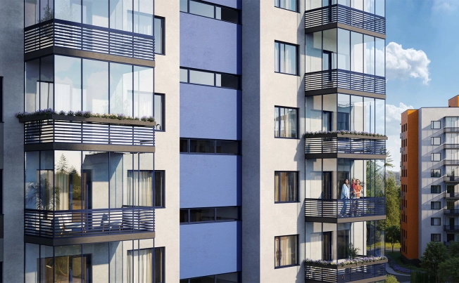 Купить квартиру в ЖК Финский квартал в Ленинградской области. Вариант № 9630295, 2, площадь -  квм, цена 4361634 рублей