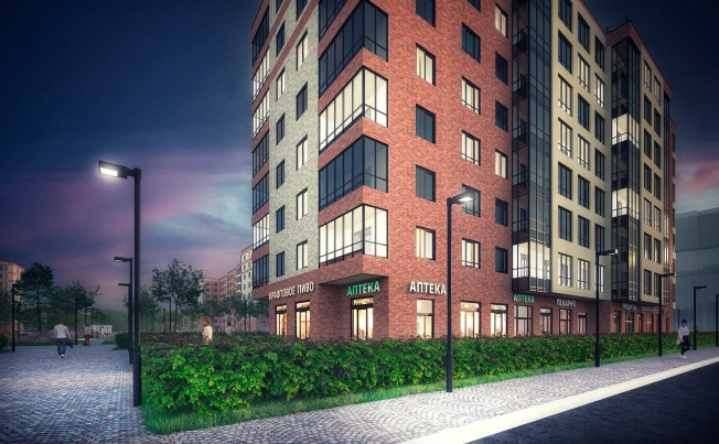 Купить квартиру у метро Парнас в Ленинградской области. Вариант № 7601150, 2, площадь -  квм, цена 7573440 рублей