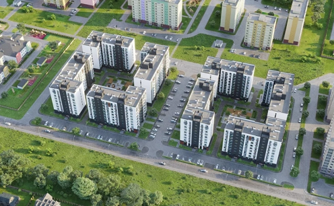 Купить квартиру в новостройках в Калининграде. Вариант № 104432, 2, площадь -  квм, цена 3410000 рублей