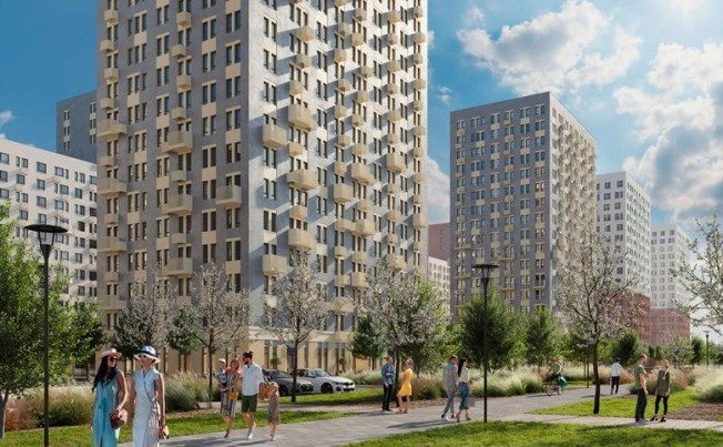 Купить однокомнатную квартиру в новостройках на улице Проектируемый проезд № 6415 в Москве. Вариант № 2485978, 2, площадь - квм, цена 8871002 рублей