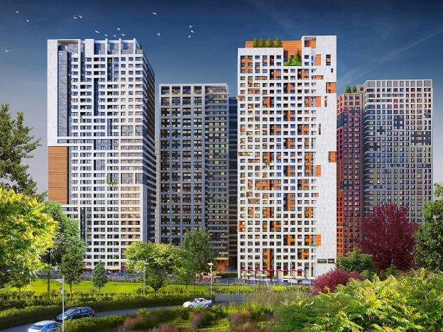 Купить однокомнатную квартиру в новостройках на улице Проектируемый проезд № 6415 в Москве. Вариант № 10147019, 2, площадь - квм, цена 16528995 рублей