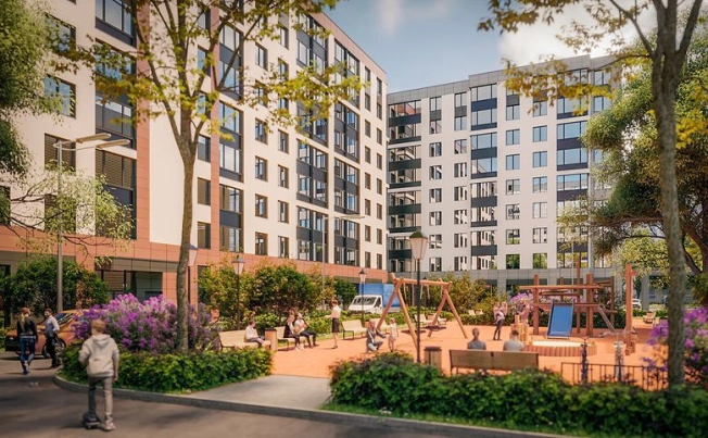 Купить трехкомнатную квартиру в новостройках в ЖК Квартал Заречье в Санкт-Петербурге. Вариант № 9111351, 2, площадь -  квм, цена 12984250 рублей