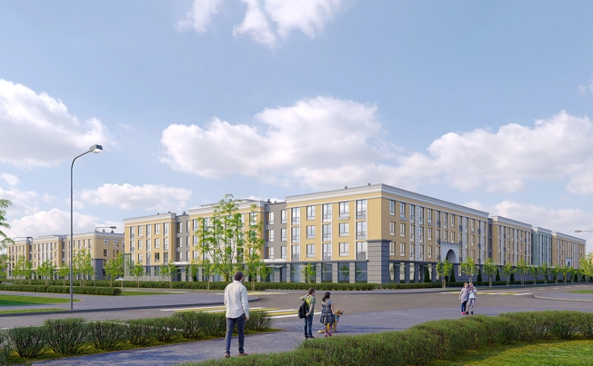 Купить двухкомнатную квартиру в новостройках в ЖК Дубровский в Санкт-Петербурге. Вариант № 6608228, 4, площадь -  квм, цена 9938700 рублей