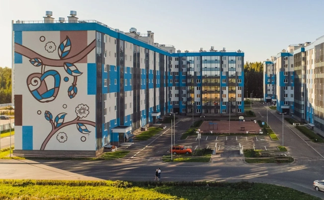 Купить двухкомнатную квартиру в ЖК Ясно.Янино в Ленинградской области. Вариант № 8488752, 2, площадь -  квм, цена 6863680 рублей