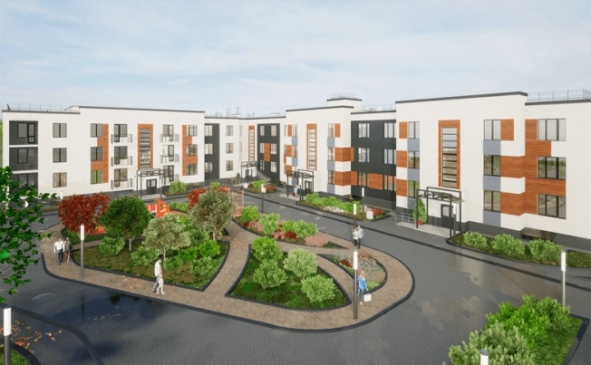 Купить двухкомнатную квартиру в Коммунаре. Вариант № 8064383, 3, площадь -  квм, цена 6464940 рублей