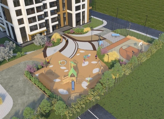 Купить двухкомнатную квартиру в новостройках на улице Охотная в Ижевске. Вариант № 65981, 6, площадь -  квм, цена 4450000 рублей