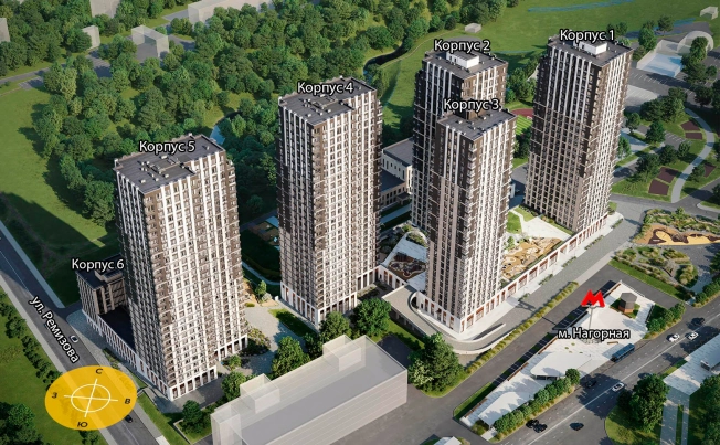 Купить квартиру у метро Нагорная в Москве. Вариант № 884750, 5, площадь - квм, цена 81080000.0000 рублей