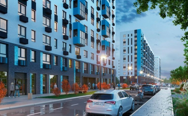 Купить однокомнатную квартиру в новостройках на улице Проектируемый проезд № 6415 в Москве. Вариант № 104763, 8, площадь - квм, цена 9255957 рублей