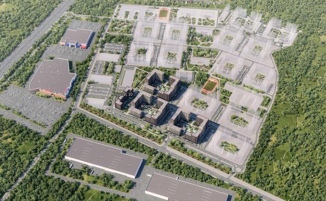 Купить двухкомнатную квартиру в новостройках на улице Проектируемый проезд № 6415 в Москве. Вариант № 157376, 10, площадь - квм, цена 7714944 рублей