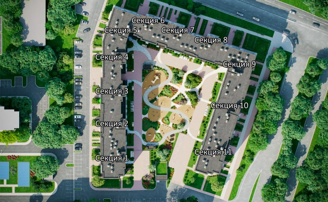 Купить Студию в ЖК Аквилон All in 3.0 в Санкт-Петербурге. Вариант № 6216583, 2, площадь -  квм, цена 6976490 рублей