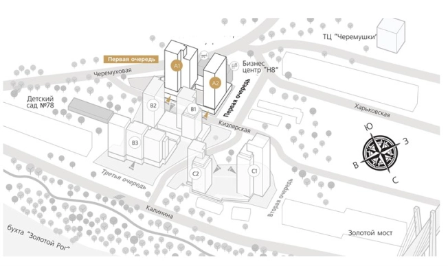 Купить трехкомнатную квартиру в Приморском крае. Вариант № 3450188, 12, площадь -  квм, цена 27297500 рублей