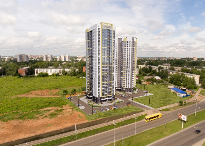 Купить трехкомнатную квартиру в ЖК Покровский в Ижевске. Вариант № 61247, 6, площадь -  квм, цена 5510540 рублей