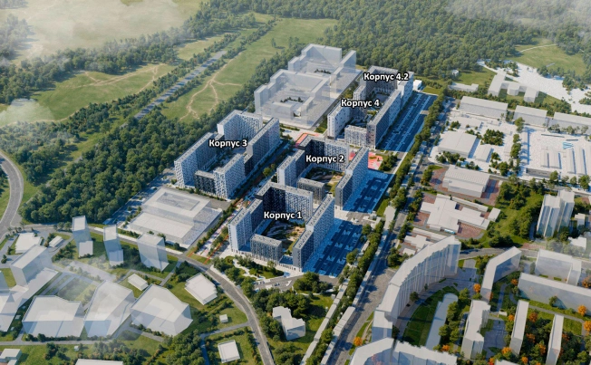 . Вариант № 2126760, 6, площадь - 36.07 квм, цена 8050968 рублей