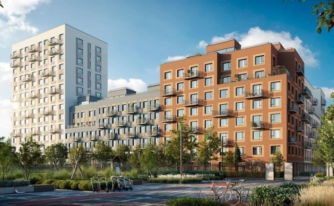 Купить двухкомнатную квартиру у метро Домодедовская в Видном. Вариант № 8498122, 3, площадь -  квм, цена 12170000 рублей