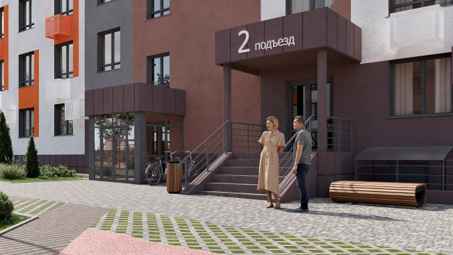 Купить однокомнатную квартиру в ЖК Жилой комплекс "Новин в Нижнем Ломове" в Пензенской области. Вариант № 1274165, 4, площадь -  квм, цена 2830500 рублей