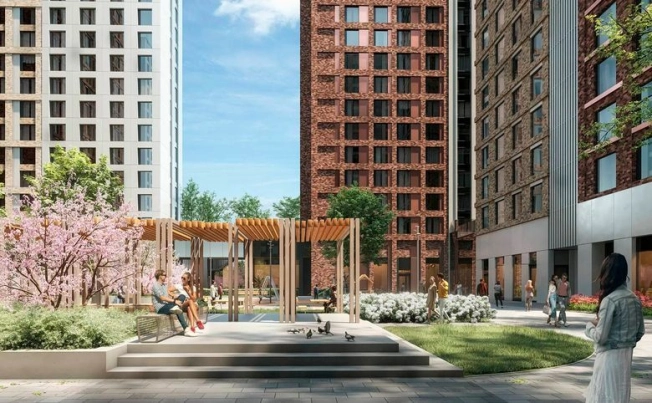 Купить двухкомнатную квартиру в ЖК City Bay в Москве. Вариант № 79416, 9, площадь -  квм, цена 32523136 рублей