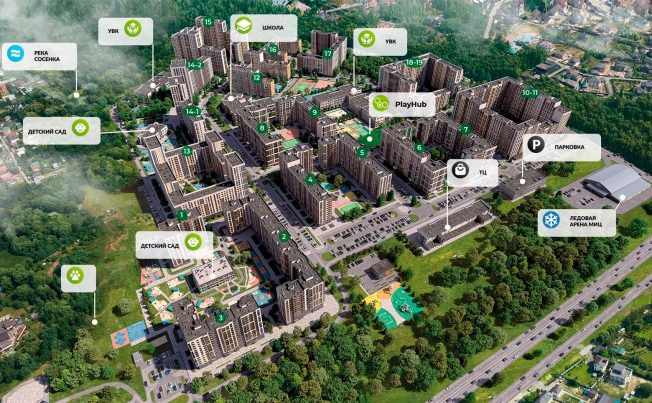 Купить квартиру у метро Новомосковская в Москве. Вариант № 2676905, 14, площадь -  квм, цена 23278424 рублей