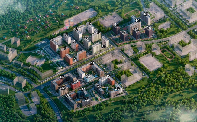 Купить квартиру в ЖК Новое Внуково в Москве. Вариант № 2060858, 13, площадь - квм, цена 12229453 рублей