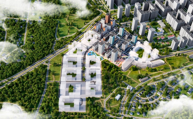 Купить квартиру в ЖК Бунинские кварталы в Москве. Вариант № 1793045, 13, площадь - квм, цена 9594766.0000 рублей