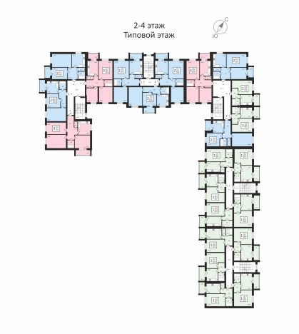 Купить квартиру в новостройках на улице Новгородская в Владимире. Вариант № 97991, 7, площадь -  квм, цена 6060000 рублей