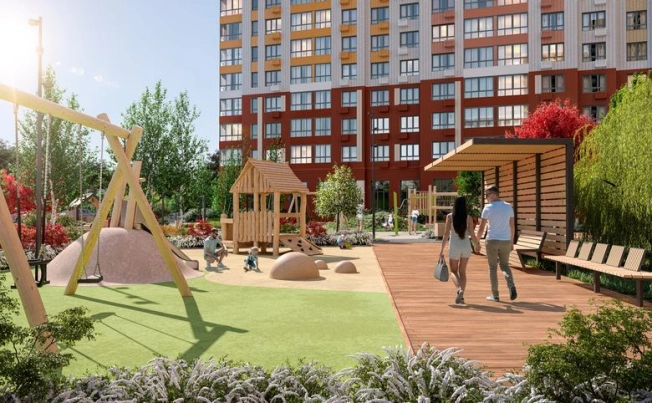 Купить двухкомнатную квартиру у метро Домодедовская в Видном. Вариант № 9904922, 4, площадь -  квм, цена 17462250 рублей