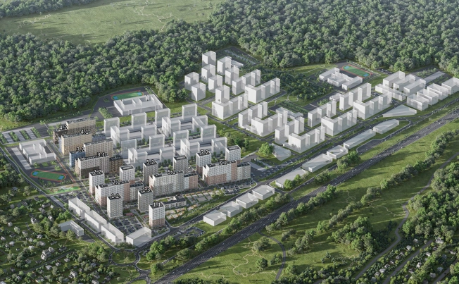 Купить однокомнатную квартиру в новостройках на улице Проектируемый проезд № 6415 в Москве. Вариант № 2485978, 7, площадь - квм, цена 8871002 рублей