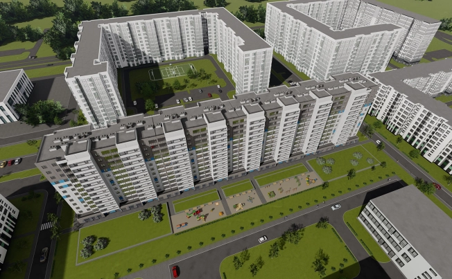 Купить однокомнатную квартиру в ЖК Меридиан.Шушары в Санкт-Петербурге. Вариант № 6887731, 5, площадь -  квм, цена 7195070 рублей