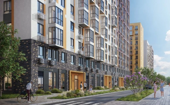 Купить однокомнатную квартиру в новостройках на улице Проектируемый проезд № 6415 в Москве. Вариант № 104769, 6, площадь - квм, цена 7237825 рублей