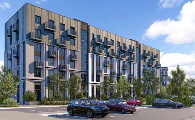 Купить двухкомнатную квартиру у метро Девяткино в Ленинградской области. Вариант № 6250845, 5, площадь -  квм, цена 8753439 рублей