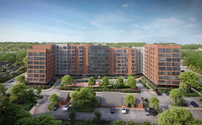 Купить двухкомнатную квартиру в новостройках у метро Парнас в Санкт-Петербурге. Вариант № 6831877, 2, площадь -  квм, цена 10438329 рублей