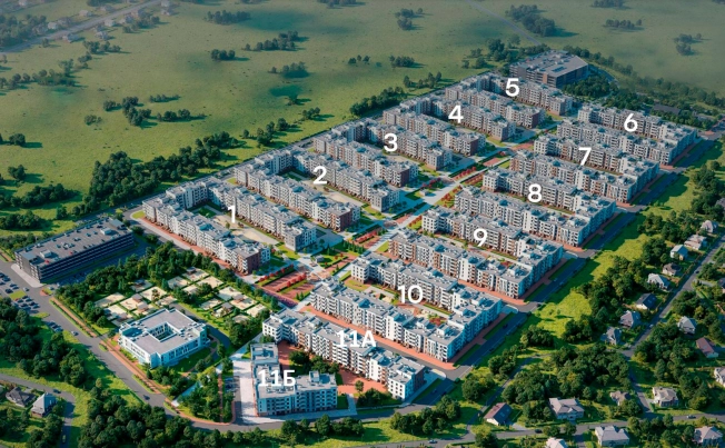 Купить трехкомнатную квартиру в Одинцове. Вариант № 140795, 15, площадь -  квм, цена 9924460 рублей