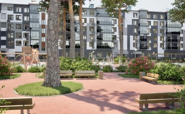 Купить однокомнатную квартиру на улице Сосновая в Видном. Вариант № 3569616, 4, площадь -  квм, цена 10244297 рублей