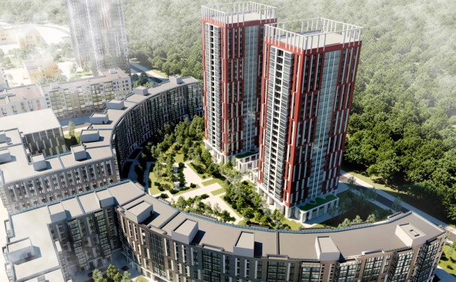 Купить двухкомнатную квартиру в новостройках в ЖК OKLA в Санкт-Петербурге. Вариант № 8165128, 3, площадь -  квм, цена 13254480 рублей