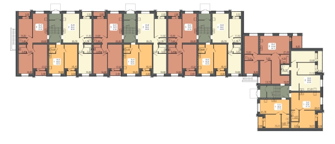 Купить трехкомнатную квартиру в Семилуках. Вариант № 101500, 5, площадь -  квм, цена 6743050 рублей