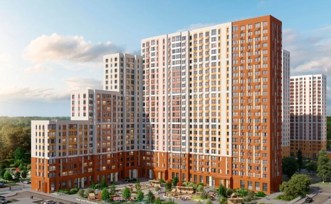 Купить двухкомнатную квартиру у метро Домодедовская в Видном. Вариант № 9904922, 2, площадь -  квм, цена 17462250 рублей