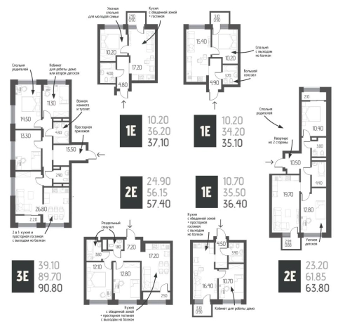 Купить квартиру в ЖК Пломбир в Воронеже. Вариант № 152016, 8, площадь -  квм, цена 5078500 рублей