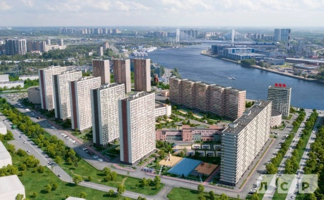 Купить двухкомнатную квартиру в ЖК Октябрьская набережная в Санкт-Петербурге. Вариант № 7258737, 5, площадь -  квм, цена 9817393 рублей