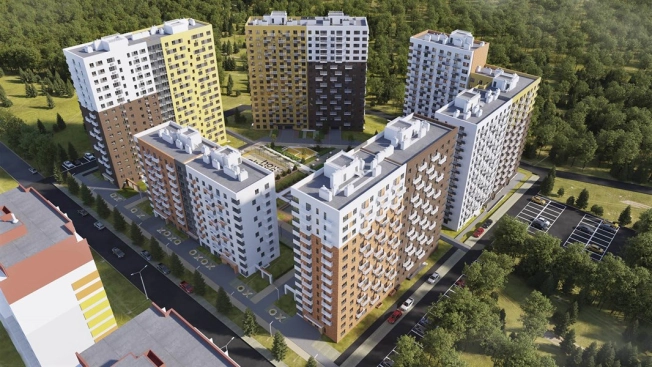 Купить трехкомнатную квартиру в ЖК Хорошо в Ижевске. Вариант № 70918, 7, площадь -  квм, цена 4928000 рублей