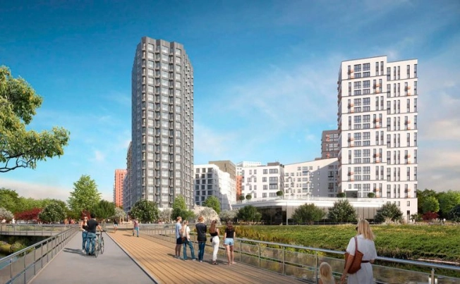 Купить квартиру у метро Новомосковская (Коммунарка) в Москве. Вариант № 79309, 3, площадь -  квм, цена 13409589.0000 рублей