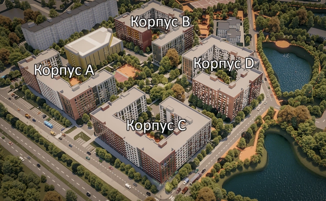 Купить трехкомнатную квартиру в новостройках в ЖК Квартал Заречье в Санкт-Петербурге. Вариант № 9111351, 5, площадь -  квм, цена 12984250 рублей