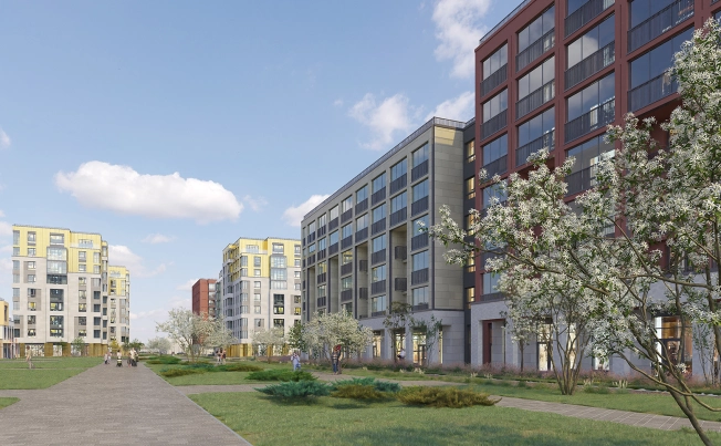 Купить двухкомнатную квартиру в новостройках у метро Звёздная в Санкт-Петербурге. Вариант № 6673024, 6, площадь -  квм, цена 7231000 рублей