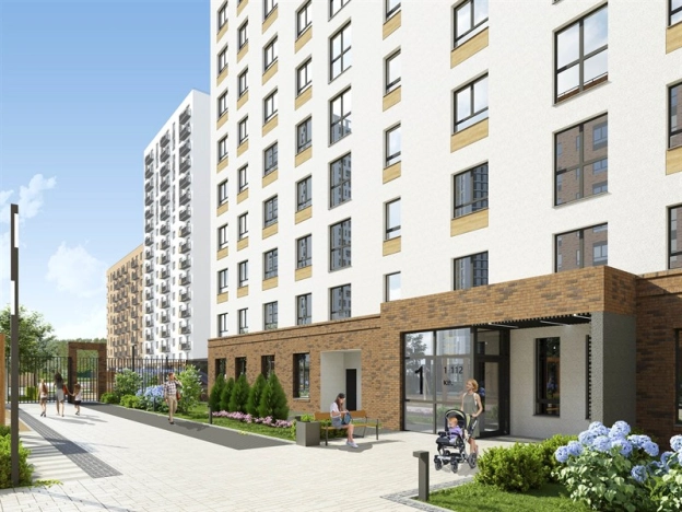 Купить однокомнатную квартиру в новостройках в ЖК Покровский в Ижевске. Вариант № 68608, 4, площадь -  квм, цена 2974300 рублей