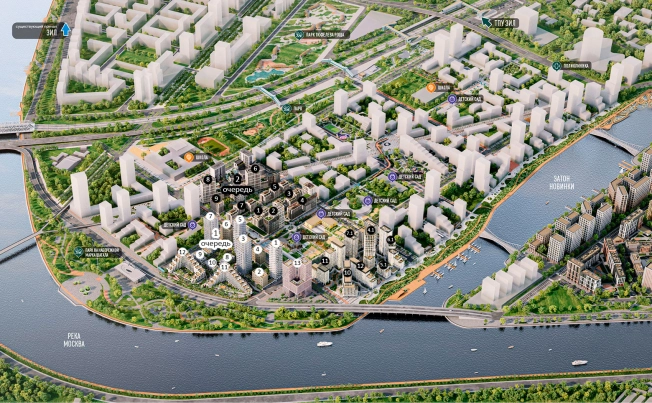 Купить квартиру в ЖК Shagal в Москве. Вариант № 101133, 13, площадь -  квм, цена 53889780 рублей