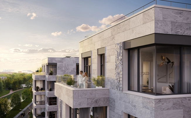 Купить двухкомнатную квартиру у метро Чёрная речка в Санкт-Петербурге. Вариант № 7851668, 3, площадь -  квм, цена 31816560 рублей