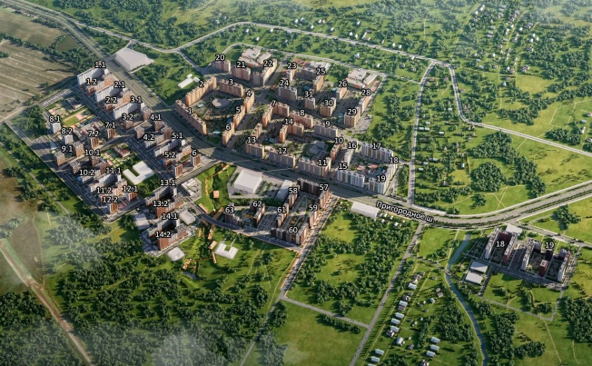 Купить однокомнатную квартиру в новостройках в Видном. Вариант № 101263, 11, площадь -  квм, цена 9327988 рублей