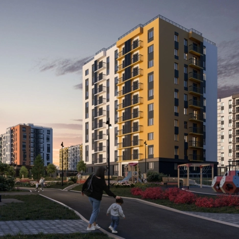 Купить двухкомнатную квартиру в ЖК Город Оружейников в Удмуртской Республике. Вариант № 65366, 1, площадь -  квм, цена 3106600 рублей